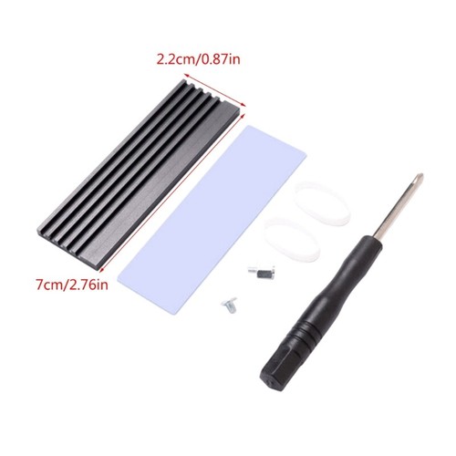 Dissipateur thermique SSD Conductivité thermique efficace M.2 NVMe bonne dissipation thermique - Photo 8/8