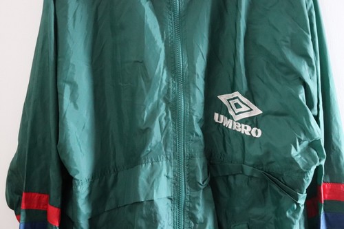 Vintage Umbro Green Nylon Windbreaker Jacket Size M - Very Good Condition - Picture 3 of 17