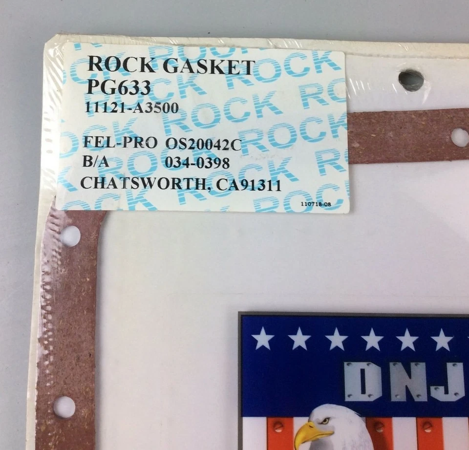 Juego de juntas de cárter de aceite DNJ PG633 para 68-89 Nissan 510 1,6 L 2,4 L L4 SOHC 8v L16 L18 Foto 2 de 2