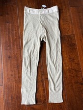 VTG 40s Men's Military Wool Cotton Button Front 1942 Long John Pants Sz 28 ww2