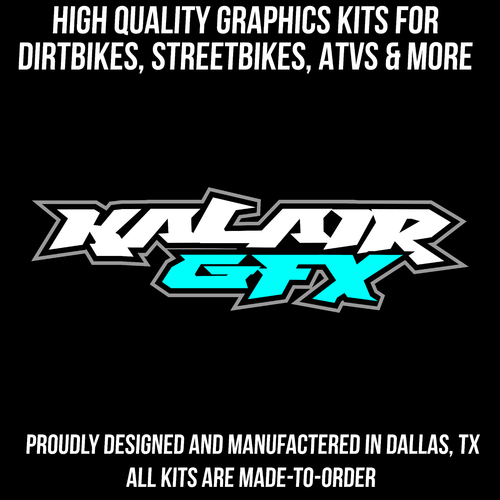 Graphics Kit for Honda XR70 (2001-2003) XR 70 Prime Series - Red Blue - Picture 5 of 6