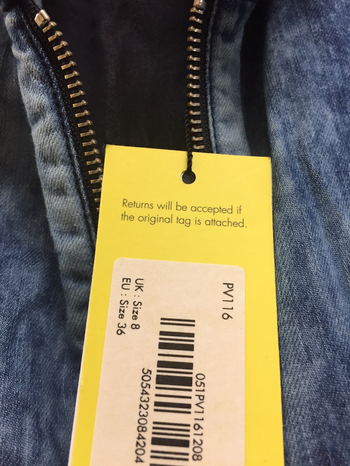 Karen Millen Acid Wash Denim Jumpsuit, Denim Size 8 Very Rare! image 6