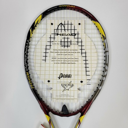 Head Titanium 3000 Oversize Tennis Racquet & Case Grip 4 3/8 - Picture 5 of 10