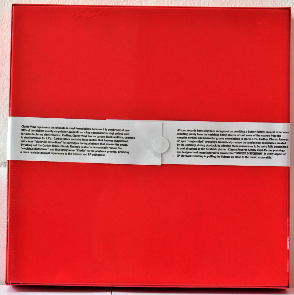 AUDIOPHILE CLASSIC RECORDS CLARITY HOLLY COLE "Temptation" 200g #8x45rpm LP SS - Image 2 of 4