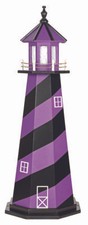 BALTIMORE RAVENS LIGHTHOUSE - Football Purple & Black Working Light AMISH USA