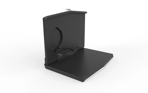 Carseat Caddy Universal Headrest Fold Table Tray Cup Holder iPhone iPad Holder - Picture 4 of 10