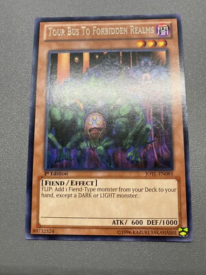 Yu-Gi-Oh! Tour Bus To Forbidden Realms Rare 1st Edition JOTL-EN085