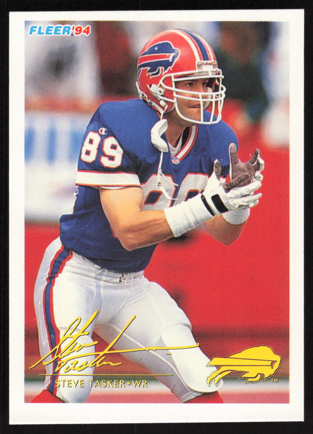 1994 Fleer Shell FACT #33 Steve Tasker