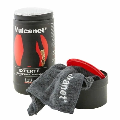 Vulcanet Expert, 85 salviette + 1 panno in microfibra per pulizia auto/moto/bici