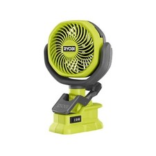 RYOBI 18V ONE Cordless 4 in Clamp Fan Tool Only 