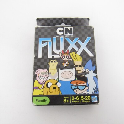 Cartoon Network Fluxx: 2014 Edition CN Looney Labs Family Card Game - No Manual