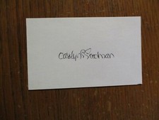 CAROLYN  GOODMAN (Mayor  of  Las  Vegas, Nevada) Signed  3