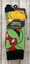 Teenage Mutant Ninja Turtles 6 PAIRS Crew Socks 6-12 NEW in Package