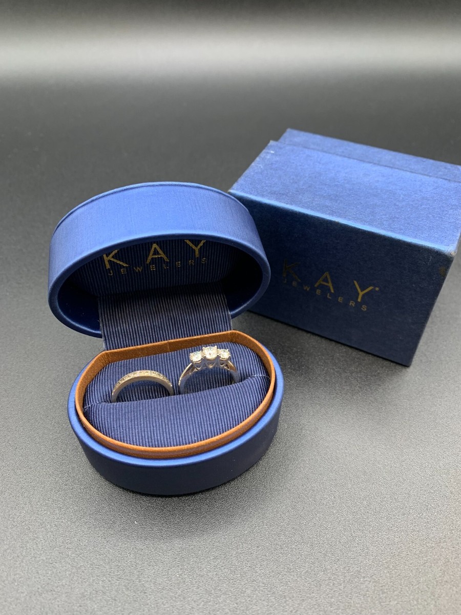 Kay Jewelers The Leo Three Stone Diamond Bridal Set