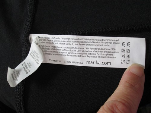 Neu mit Etikett Marika Curves Damen-Caprihose schwarz & grau Größe 3X 40 x 20 Netz 17-32928 - Bild 6 von 7