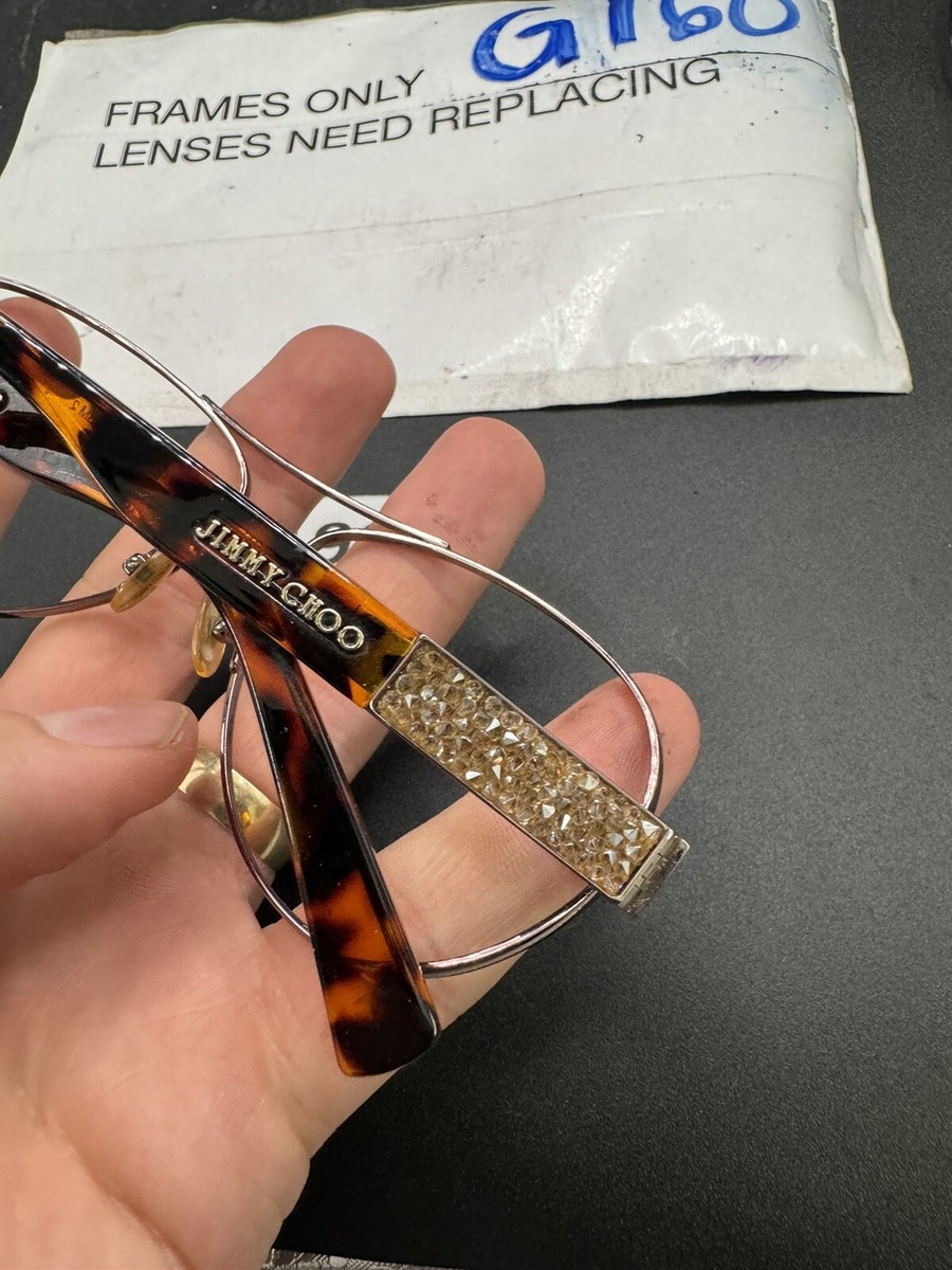 Jimmy Choo BABA/S VUT JD Silver/Tortoise 59-13-135