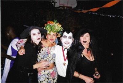 FOUND HALLOWEEN PHOTO Color ORIGINAL Snapshot  WITCH Vintage 48 57 L
