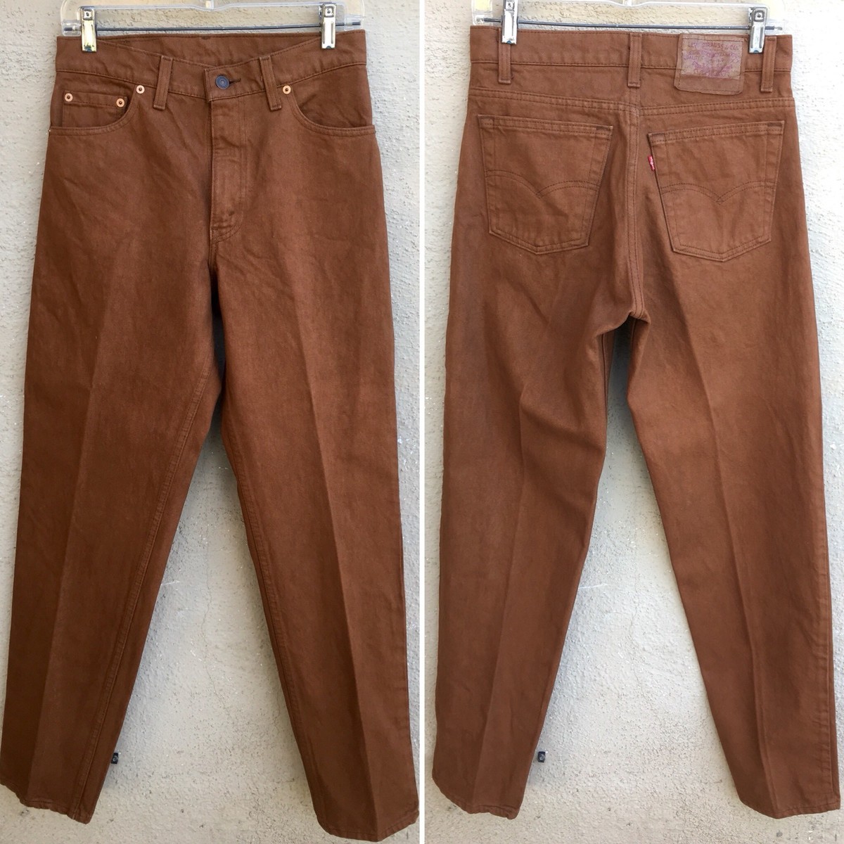 Vintage Levis 550 Jeans Brown Made In USA W 30 L 32 | eBay Vintage Levis 550 Jeans Brown Made In USA W 30 L 32 | eBay