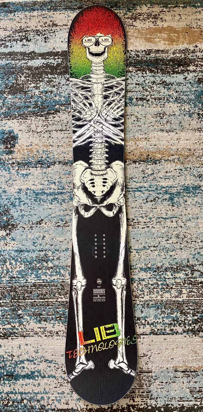 Lib Tech Doughboy Shredder Rasta Skelly 195cm Mervin / Matt Cummins