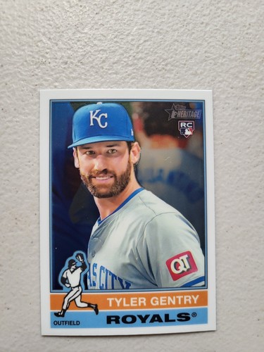 2025 Topps Heritage #109 Chrome Tyler Gentry Kansas City Royals Baseball NM