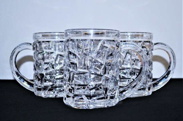 tiffany crystal beer mug