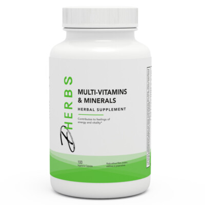 Dherbs Multi-Vitamins And Minerals, 100-Count Bottle