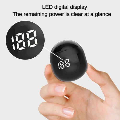 Mini Écouteurs Écouteurs de Sommeil Invisible Bluetooth 5.3 Écouteurs Sans Fil Tactile - Photo 15 sur 24