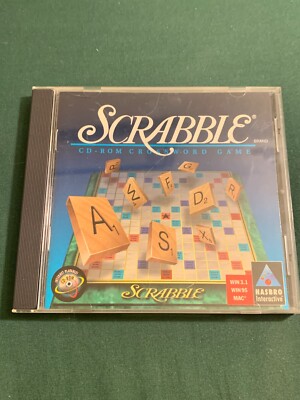 Scrabble Crossword Game CD ROM Video Game Win3.1 Win95 MAC