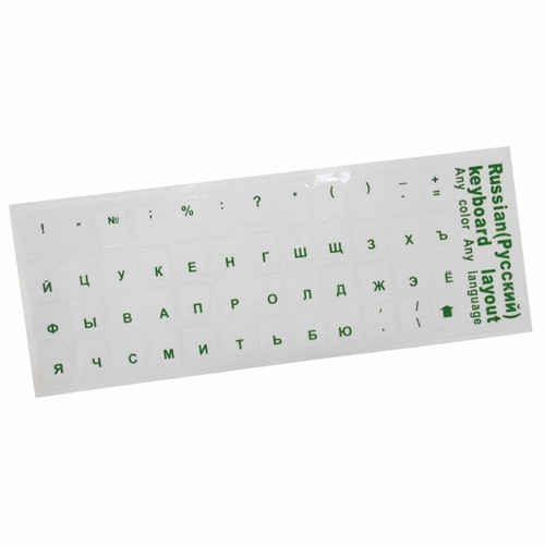 Russian Transparent Stickers Waterproof For PC Laptop P7D0 Table J5D4 - Bild 8 von 12