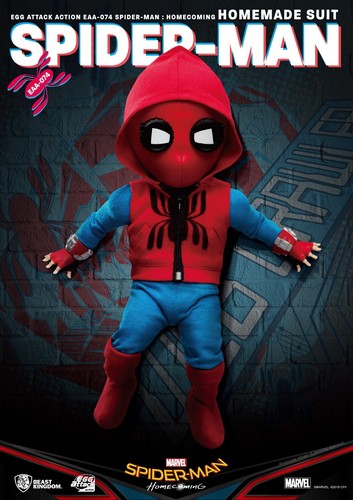 BEAST KINGDOM Egg Attack Homecoming Spider-Man Homemade Suit 6.5" Action Figure - Picture 6 of 9
