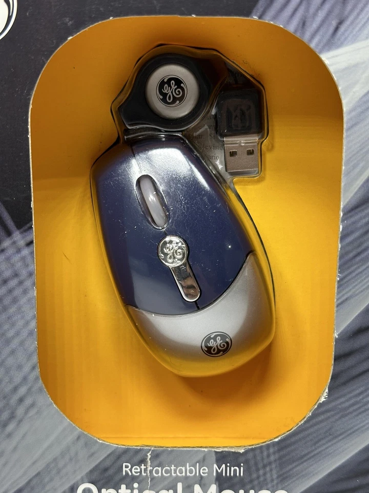 GE Mini Retractable Optical Travel Mouse General Electric - New Sealed - Image 2 of 4