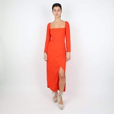 Reformation Orange Dress, UK Size 8