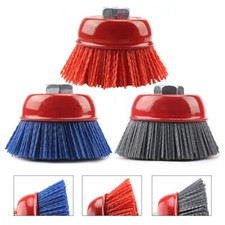 75mm Nylon Abrasive Wire Wheel Cup Brush Set Rust Removal Tool for Angle Grinder