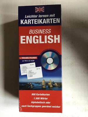 Leichter lernen mit Karteikarten Business English Vokabeln 800 Karteikarten OVP - Bild 1 von 3