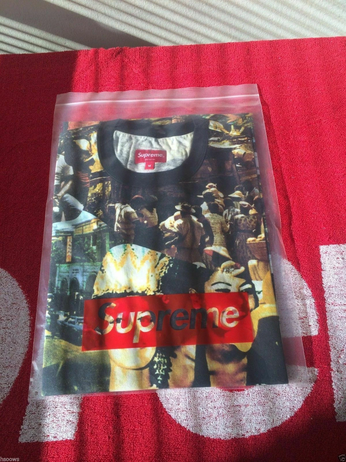 SUPREME 2013 S/S BOÎTE LOGO KINGSTON TEE PCL CHEMISE PHOTO COMME IMPRESSION TOP MEDIUM