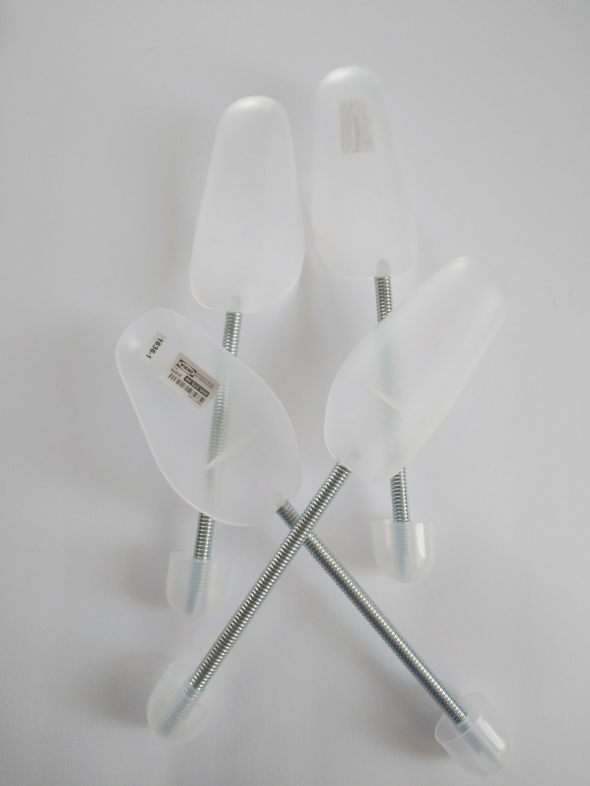 clear plastic shoe forms