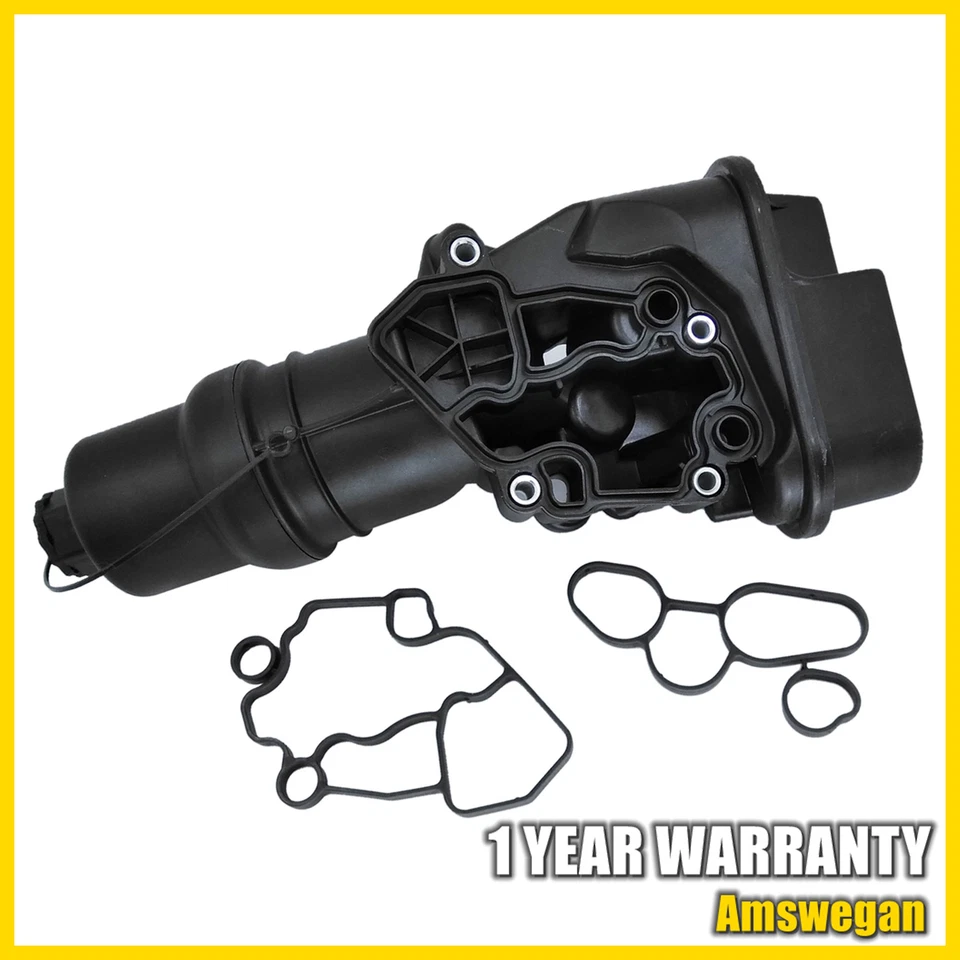 Conjunto de carcasa de filtro de aceite para Audi A3 A4 TT 2005-2013 Volkswagen Eos Golf GTI Foto 2 de 4