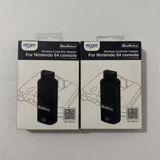 Set of 2 BlueRetro Wireless Controller Adapter Bluetooth for Nintendo 64 Console