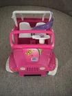Kelly Power Wheels Jeep 1997 Barbie Doll Toy Pink Vintage Car READ