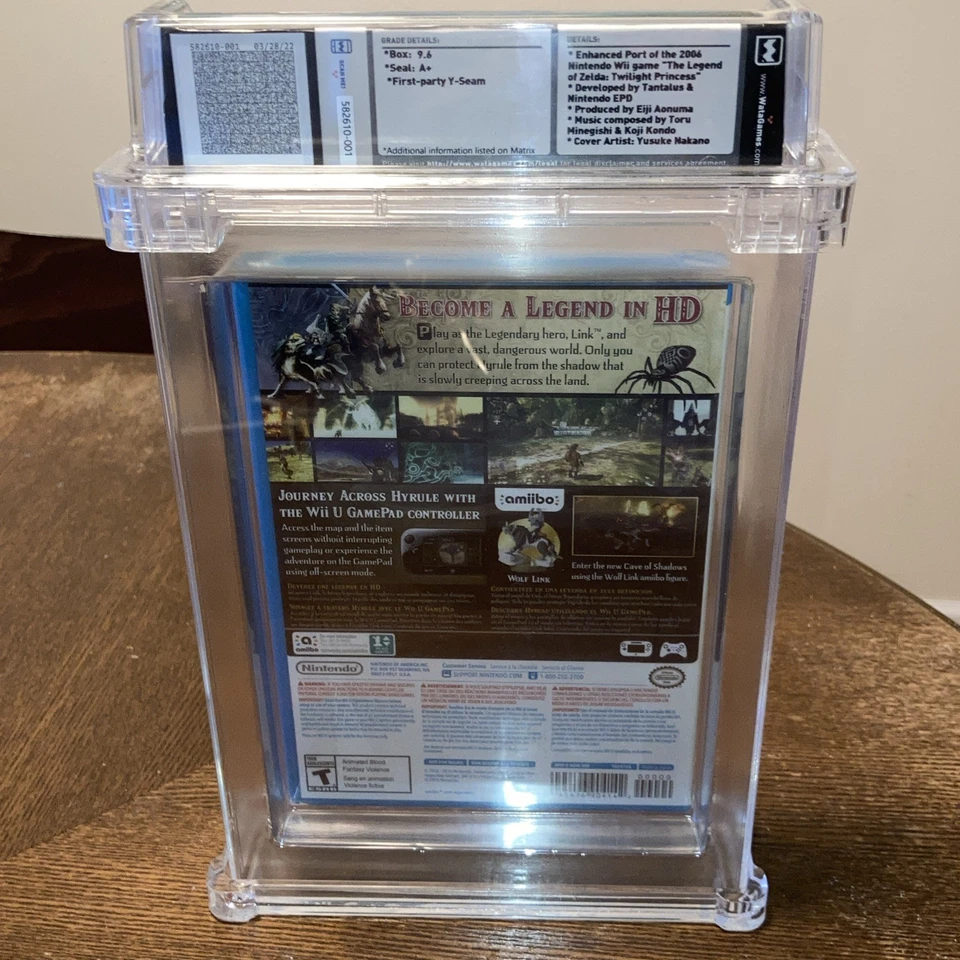 The Legend of Zelda: Twilight Princess HD (Nintendo Wii U, 2016) WATA 9.6 A+ - Image 2 of 2