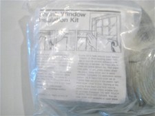 Home Energy Improvement Draft Sealer Kit, Shrink Window Film, Gaskets, Foam Tape