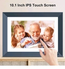 10.1-Inch Digital Smart Picture Frame with WiFi, HD IPS Screen, 16GB Storage US