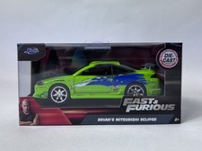 Jada Toys Fast & Furious: Brian's 95 Mitsubishi Eclipse (Green) 1/24 Scale