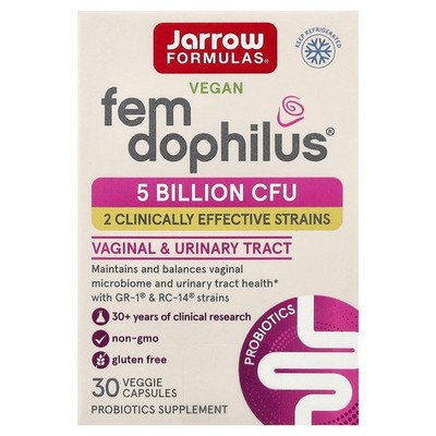 Vegan Fem Dophilus , 5 Billion CFU, 30 Veggie Capsules