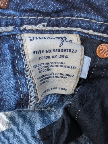 Miss Me Jeans Womans 12 Signature Boot Cut Bling Flap Rhinstone Y2K - Picture 13 of 13