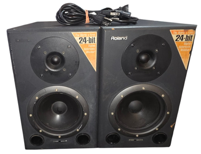 Roland DS-90A Active Studio Monitor Speakers Pair 24-bit Tested | eBay