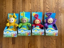 Vintage Playskool 1998 Teletubbies Talking 14 Dolls Set Of 4