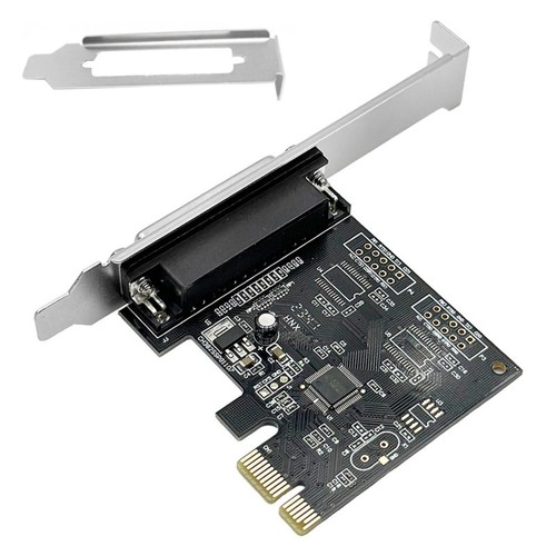 PCIe to DB25 Parallel Port Adapter Card LPT Printer For Windows 98SE, Me
