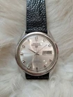 Vintage SEIKO Sportsmatic 21 Jewels Automatic Day Date Watch Runs.
