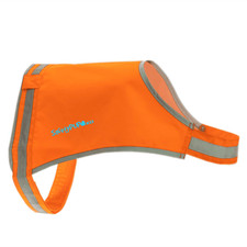 SafetyPUP XD Reflective HiVis Blaze Orange Fluorescent Dog Safety Vest MEDIUM 